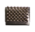 Louboutin Spiked Macaron Wallet, front view